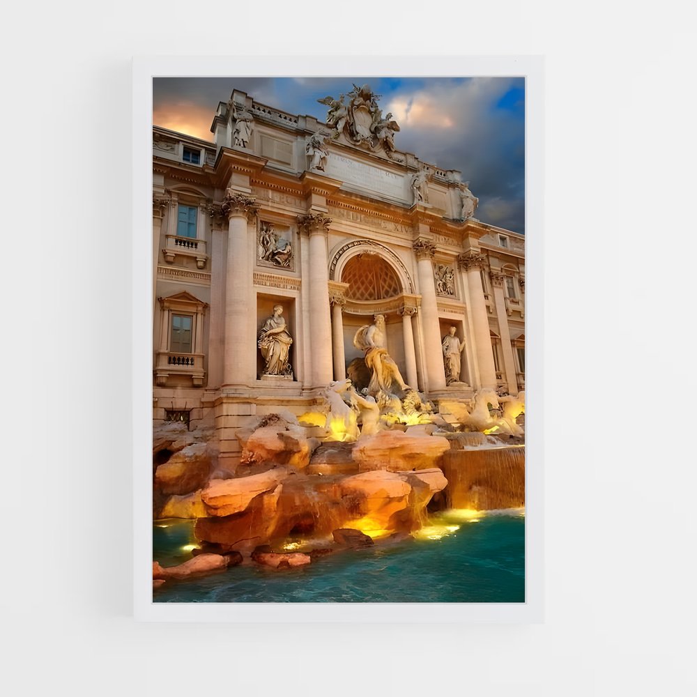 ap-trevi fountain-3 cadre Blanc