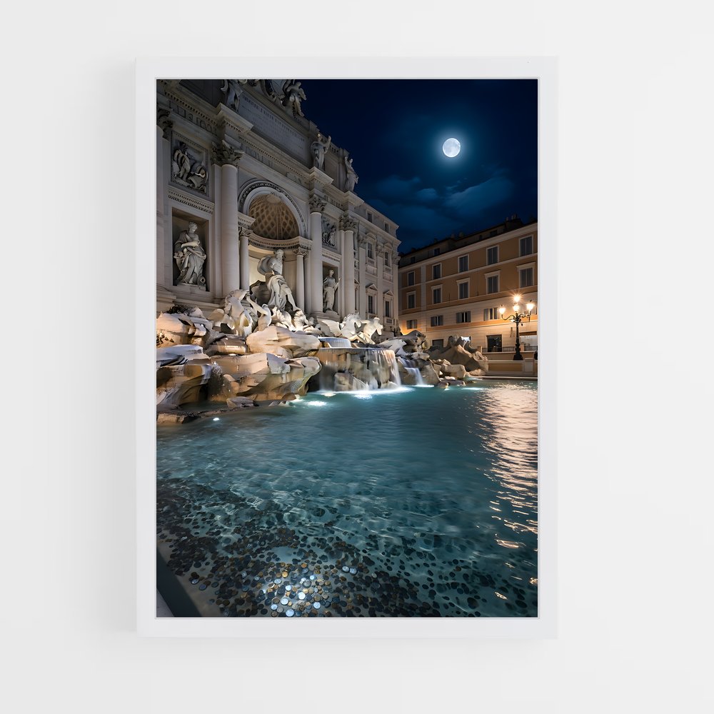 ap-trevi fountain-5 cadre Blanc