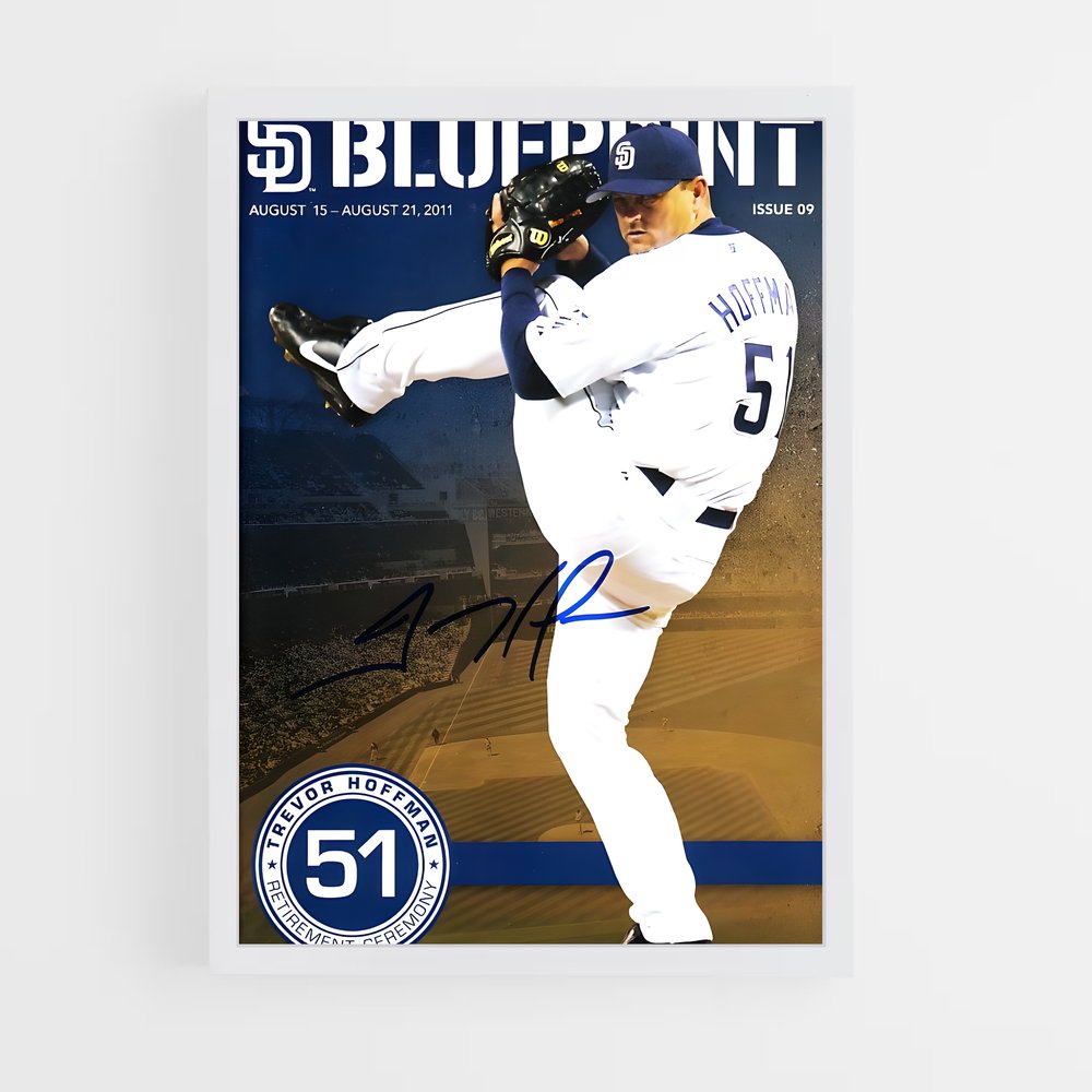 ap-trevor hoffman-3 cadre Blanc