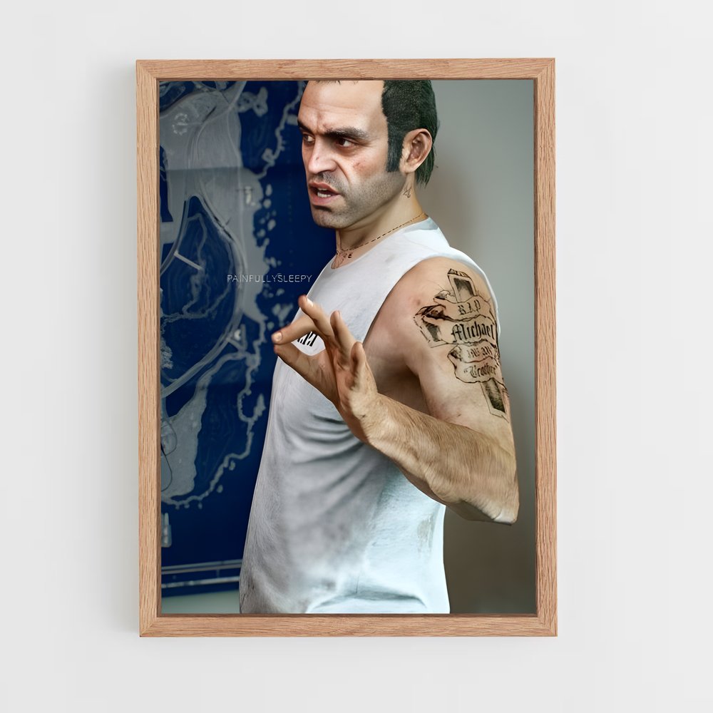 ap-trevor philips-5 cadre Bois clair