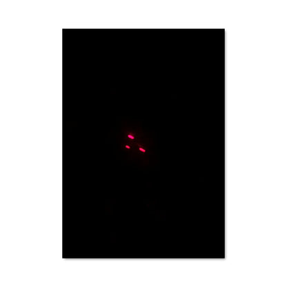 Poster Lumière Rouge Mystérieuse