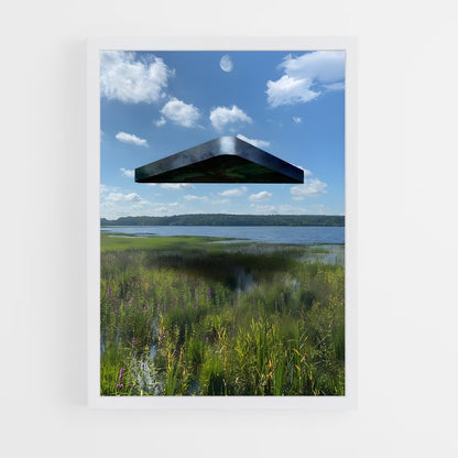 ap-triangle ufo-4 cadre Blanc