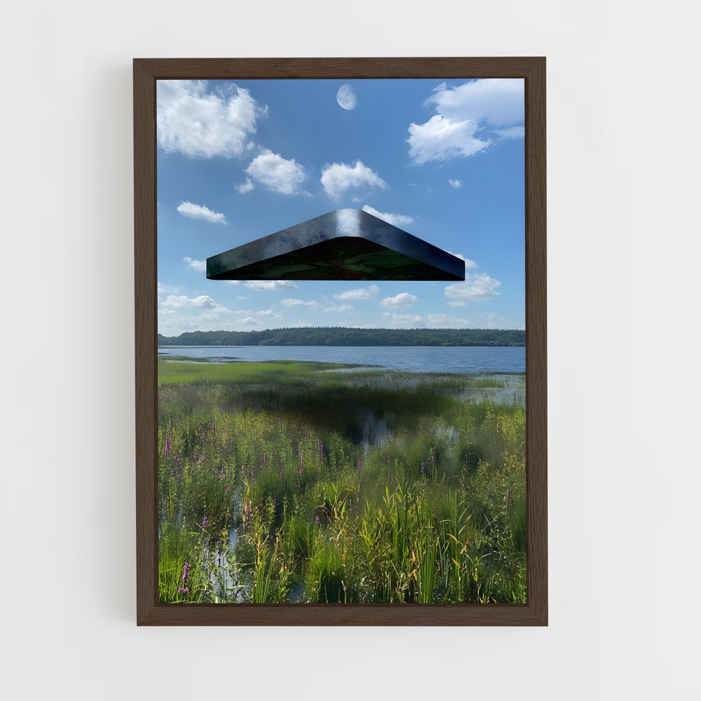 ap-triangle ufo-4 cadre Bois foncé