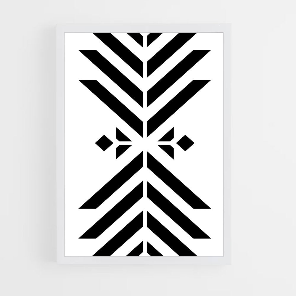 ap-tribal patterns-5 cadre Blanc
