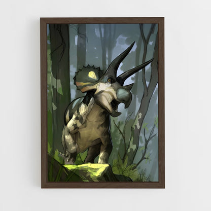 ap-triceratops-2 cadre Bois foncé