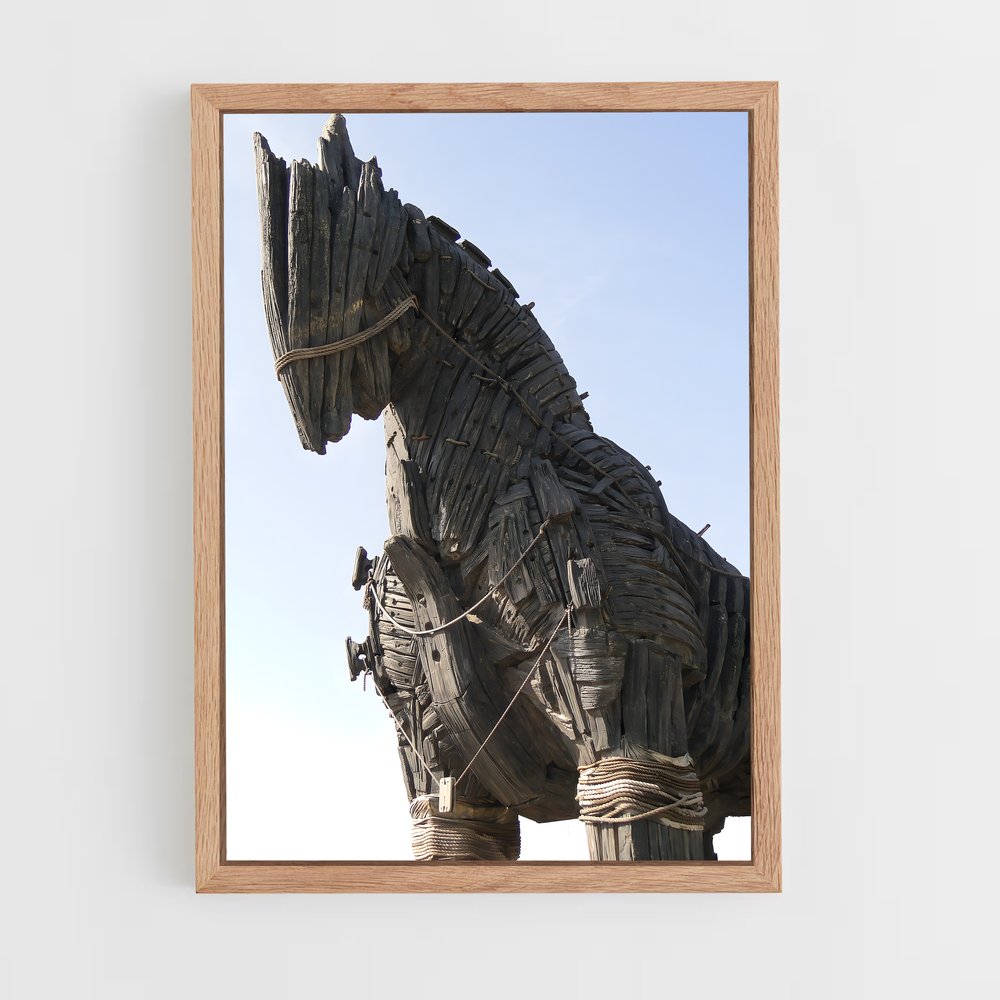ap-trojan horse-1 cadre Bois clair