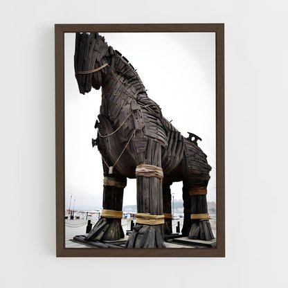 ap-trojan war-1 cadre Bois foncé