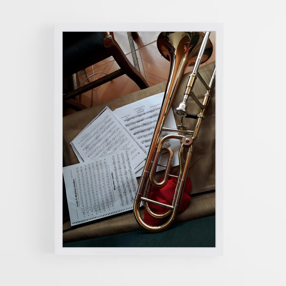 ap-trombone-1 cadre Blanc