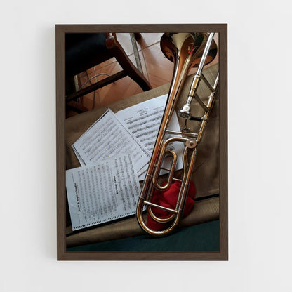 ap-trombone-1 cadre Bois foncé