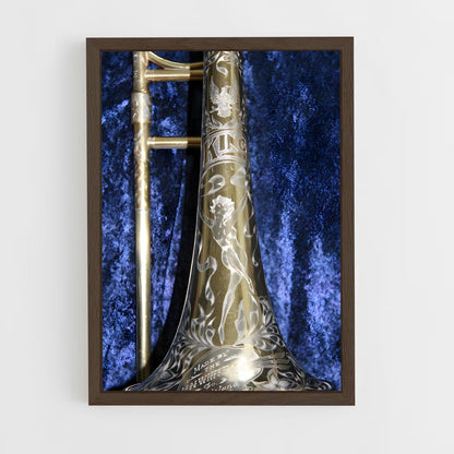 ap-trombone-2 cadre Bois foncé