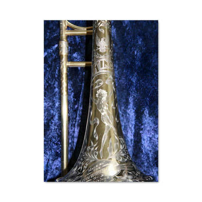 Poster Trompette en Velvet