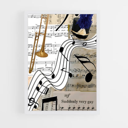 ap-trombone-3 cadre Blanc