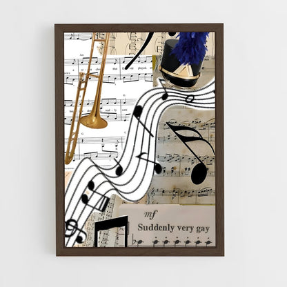 ap-trombone-3 cadre Bois foncé