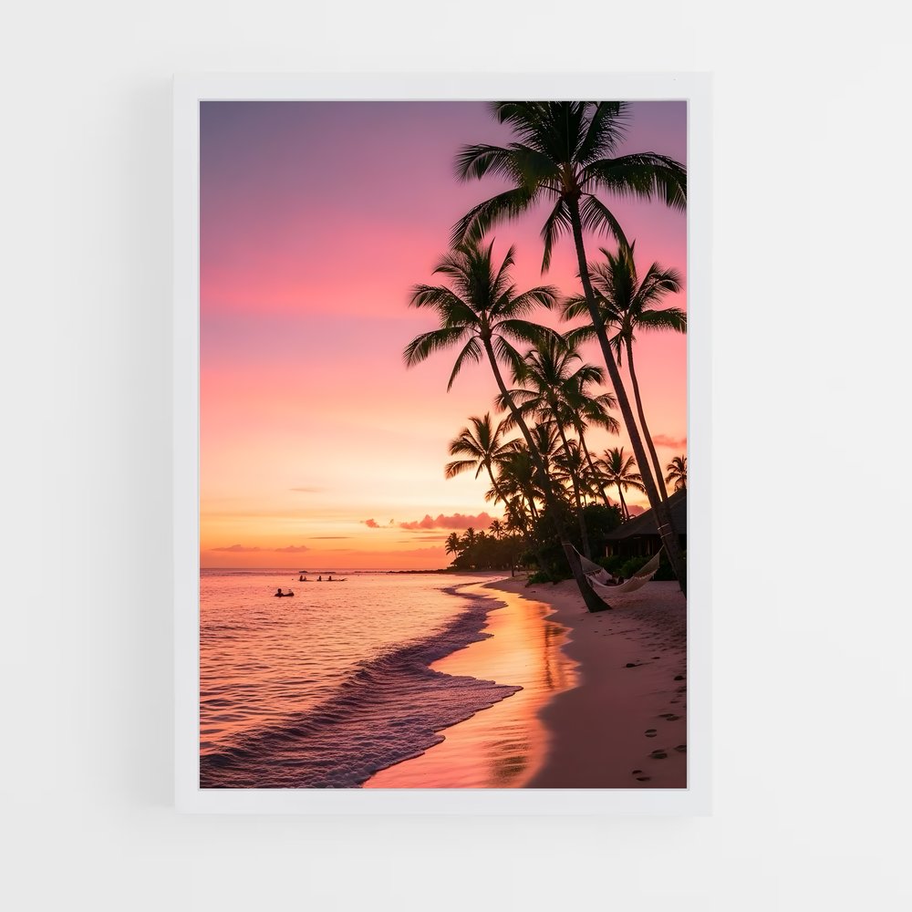 ap-tropical beach-1 cadre Blanc