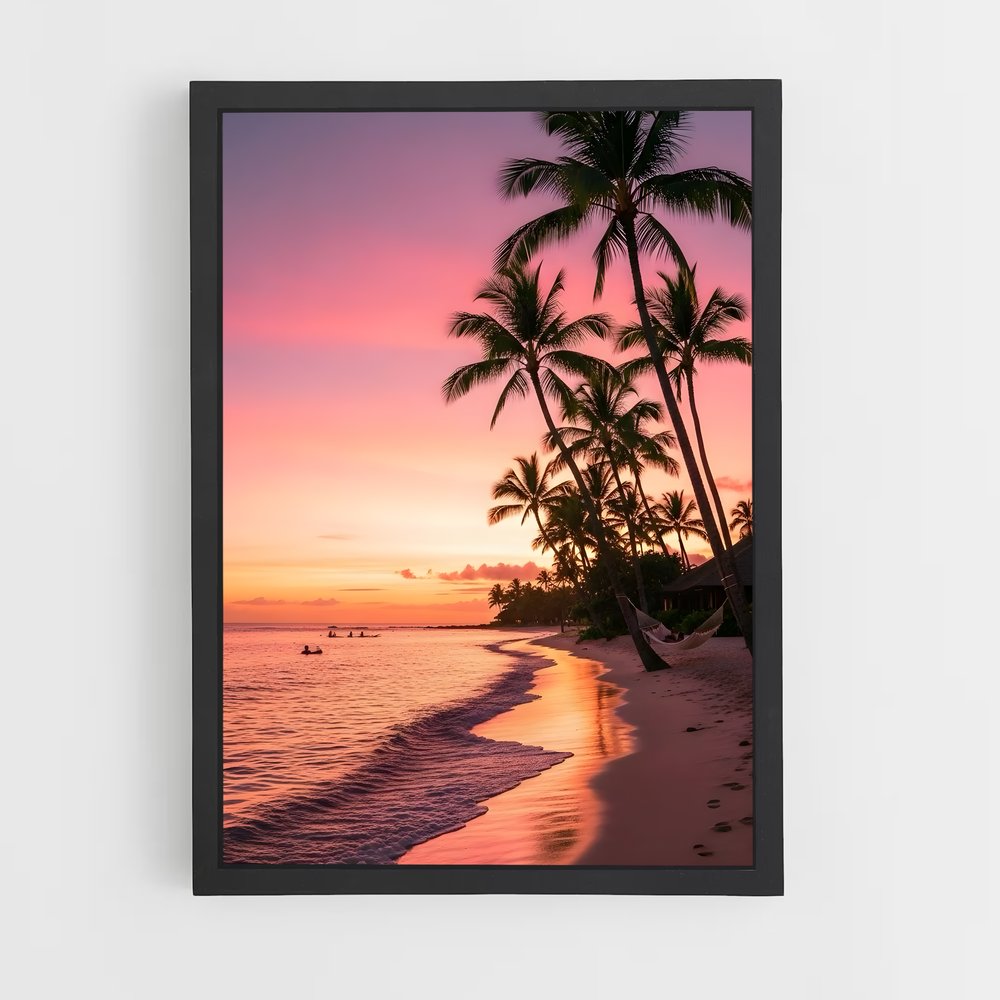 ap-tropical beach-1 cadre Noir