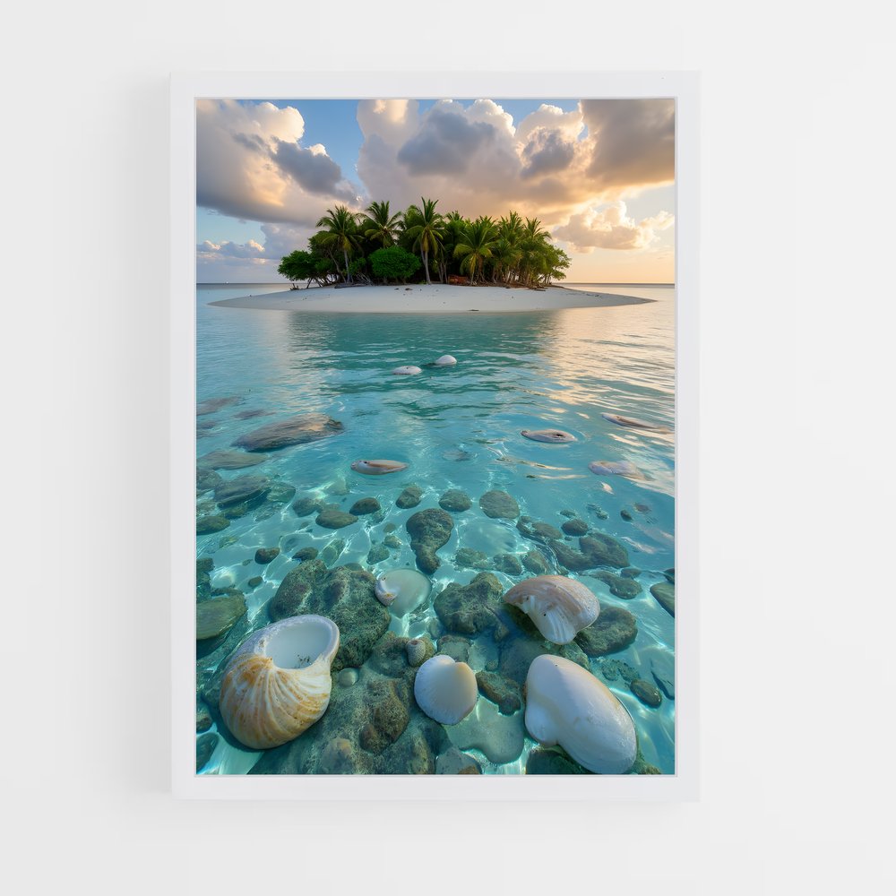 ap-tropical islands-1 cadre Blanc