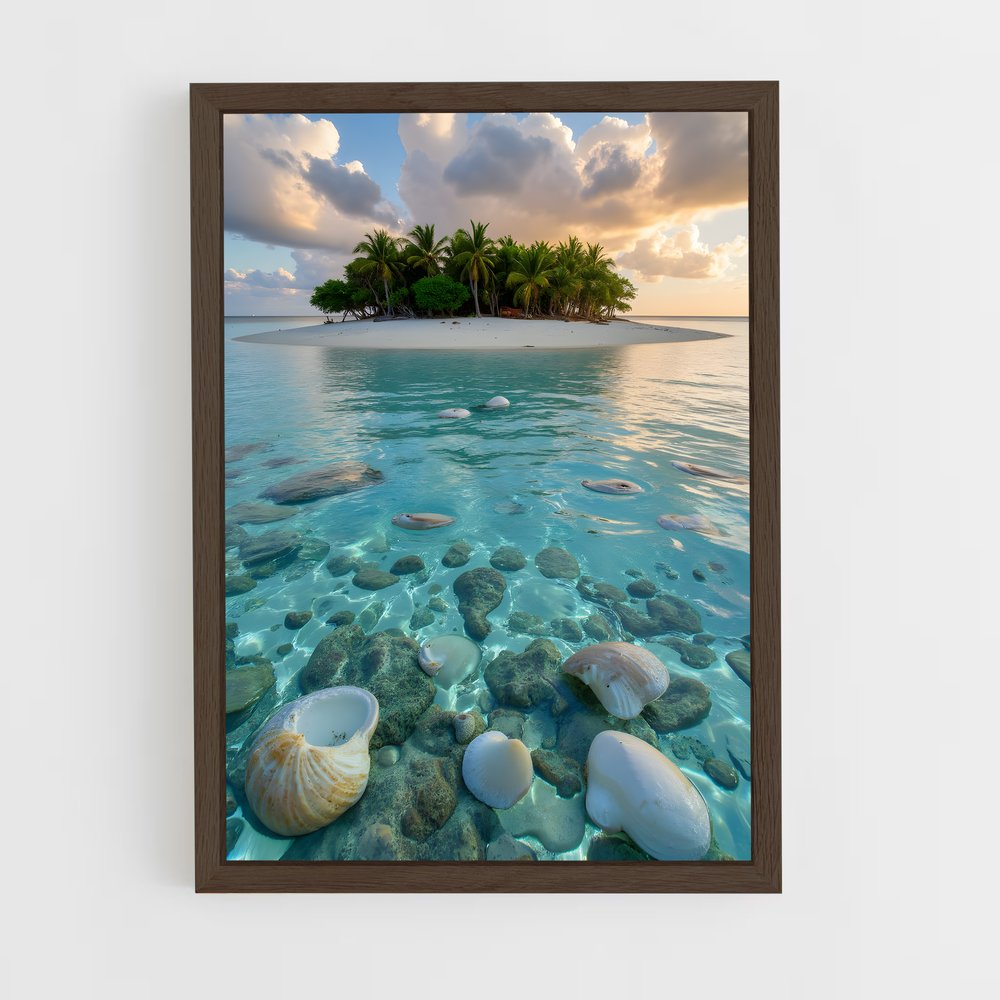 ap-tropical islands-1 cadre Bois foncé