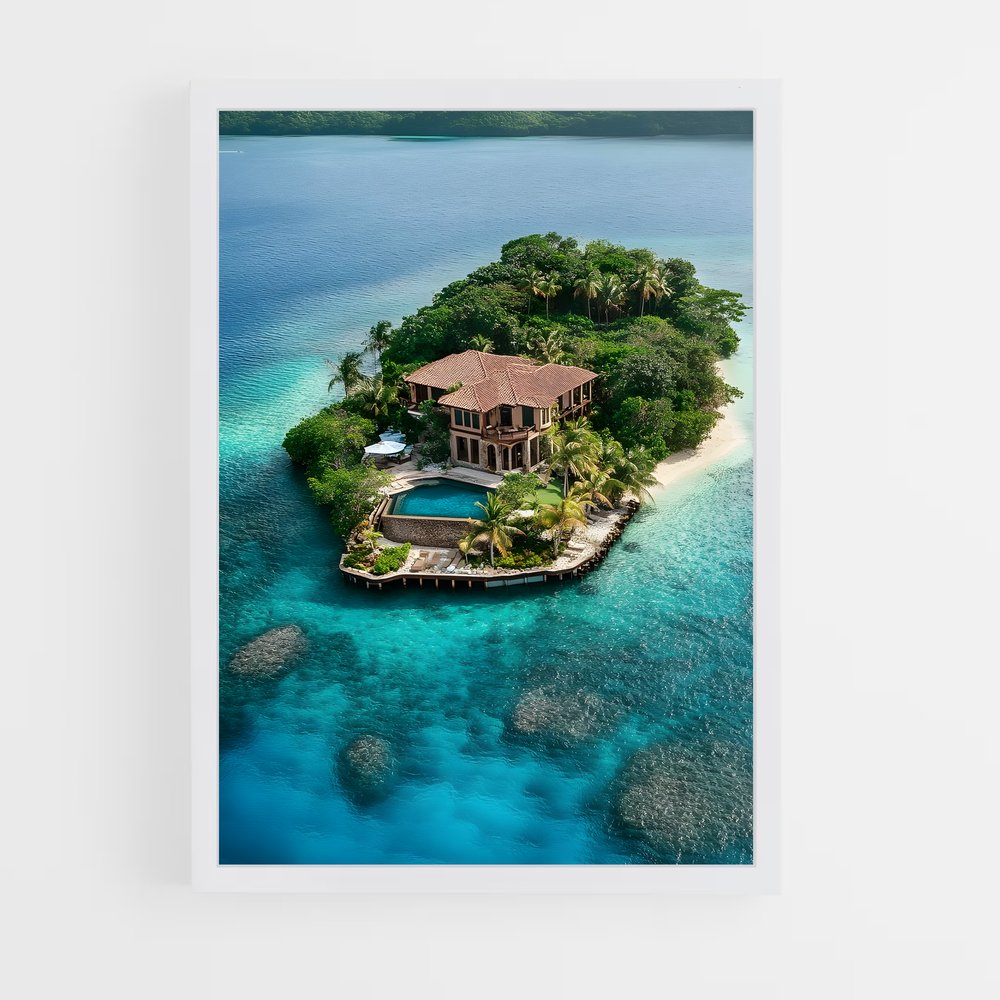 ap-tropical islands-10 cadre Blanc