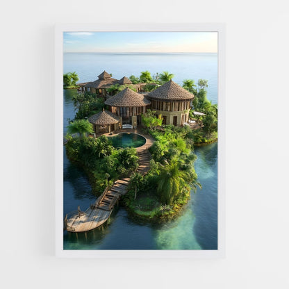 ap-tropical islands-12 cadre Blanc