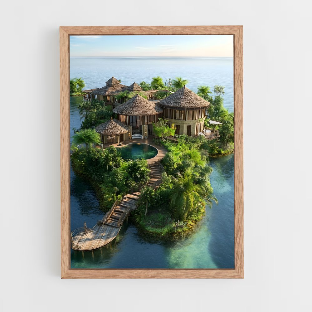 ap-tropical islands-12 cadre Bois clair