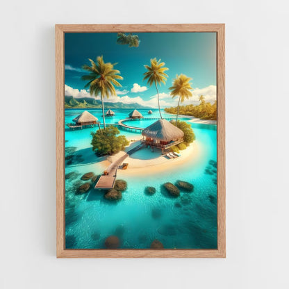 ap-tropical islands-14 cadre Bois clair