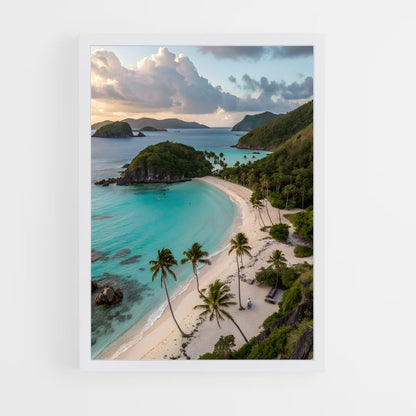 ap-tropical islands-4 cadre Blanc