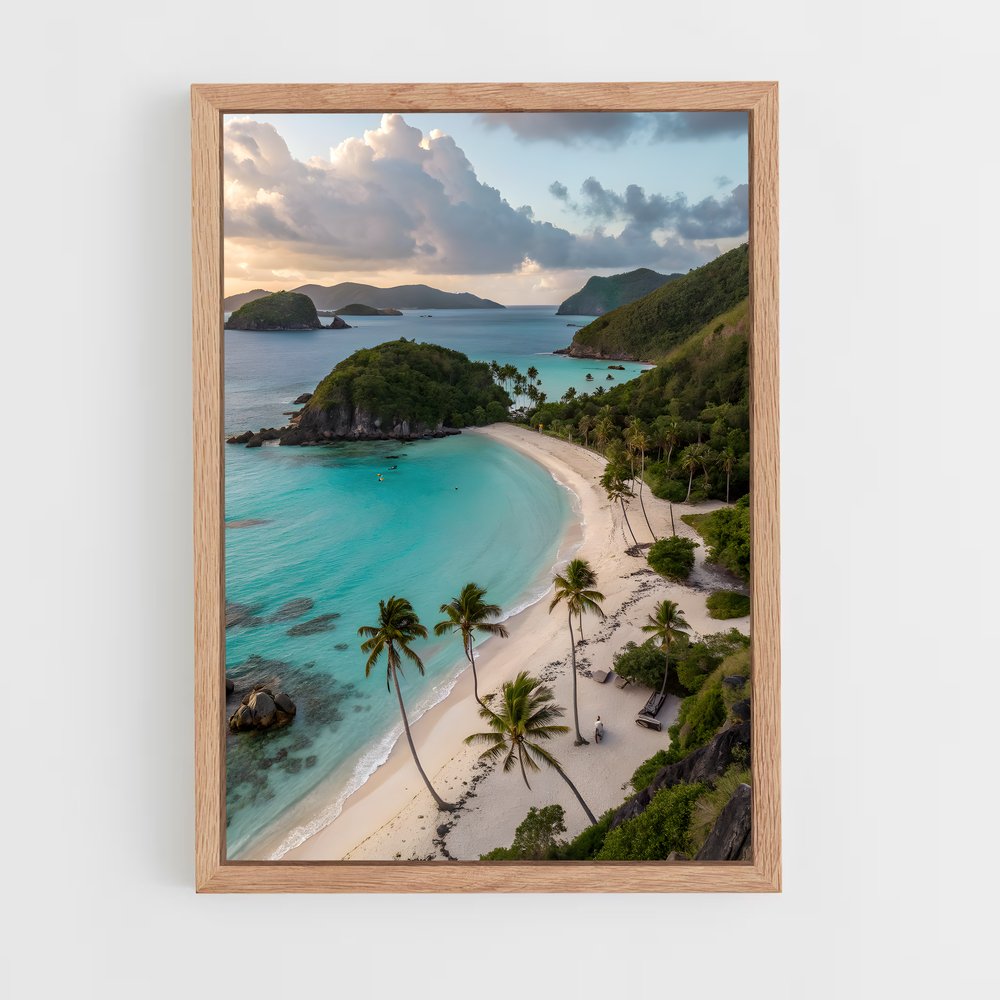 ap-tropical islands-4 cadre Bois clair