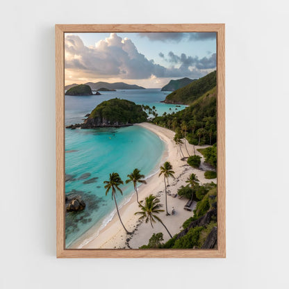 ap-tropical islands-4 cadre Bois clair