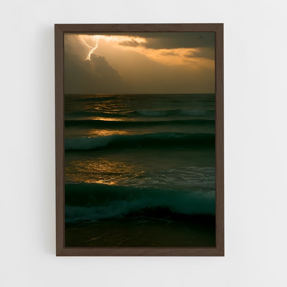 ap-tropical storm-3 cadre Bois foncé
