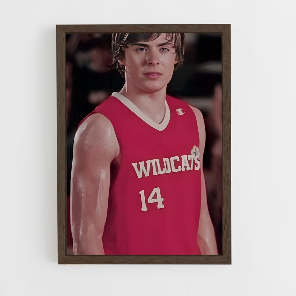ap-troy bolton-1 cadre Bois foncé