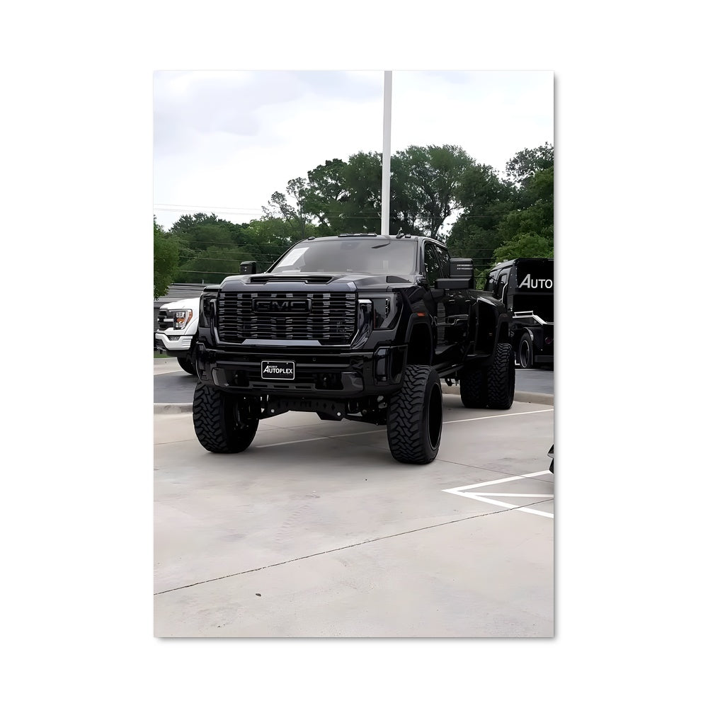 Poster Noir Énergie