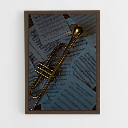 ap-trumpet-1 cadre Bois foncé