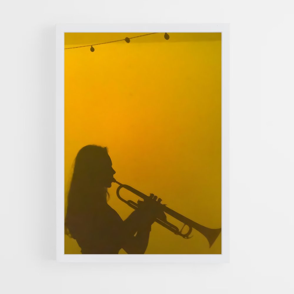 ap-trumpet-3 cadre Blanc