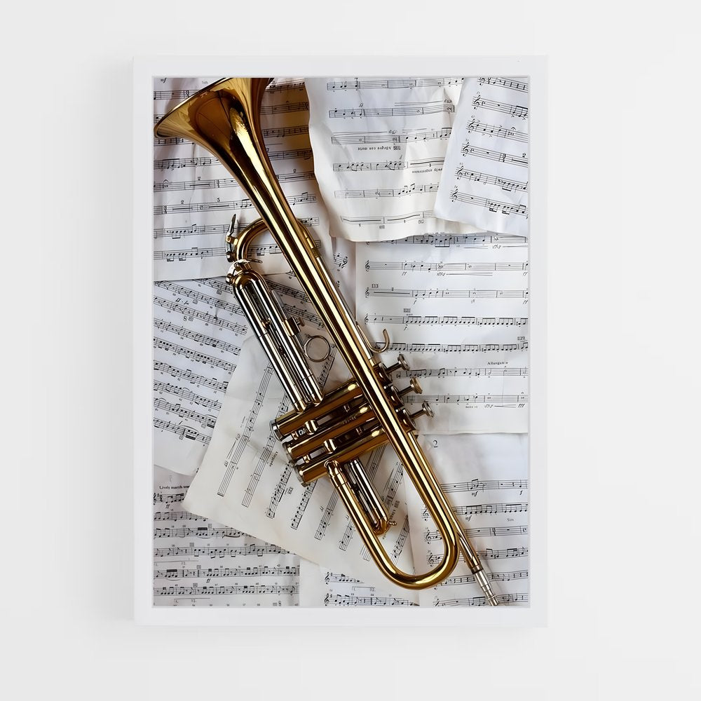 ap-trumpet-4 cadre Blanc