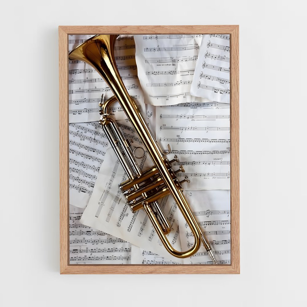 ap-trumpet-4 cadre Bois clair