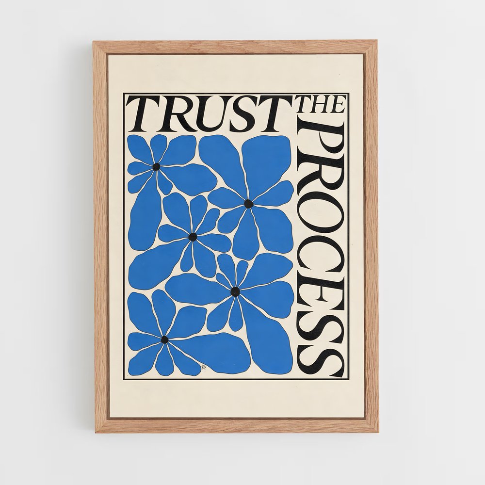 ap-trust the process-2 cadre Bois clair