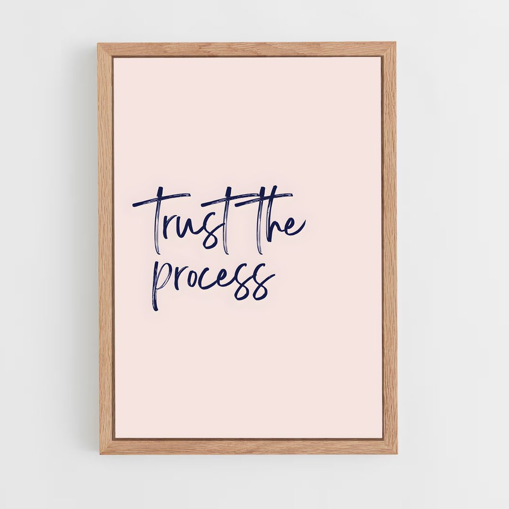 ap-trust the process-6 cadre Bois clair