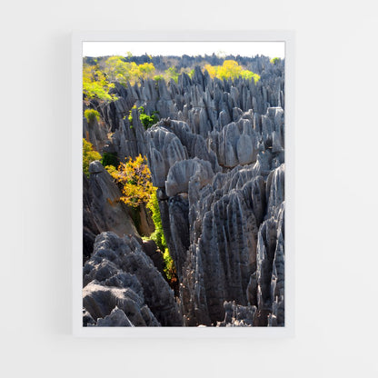 ap-tsingy de bemaraha-3 cadre Blanc