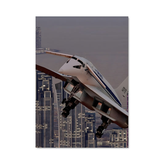 Poster Tu-144 80758