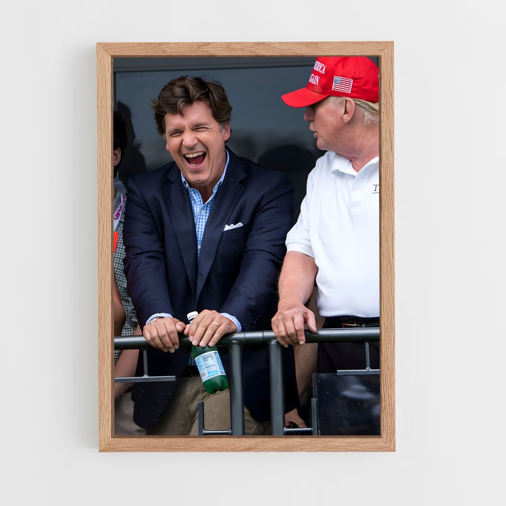 ap-tucker carlson-1 cadre Bois clair