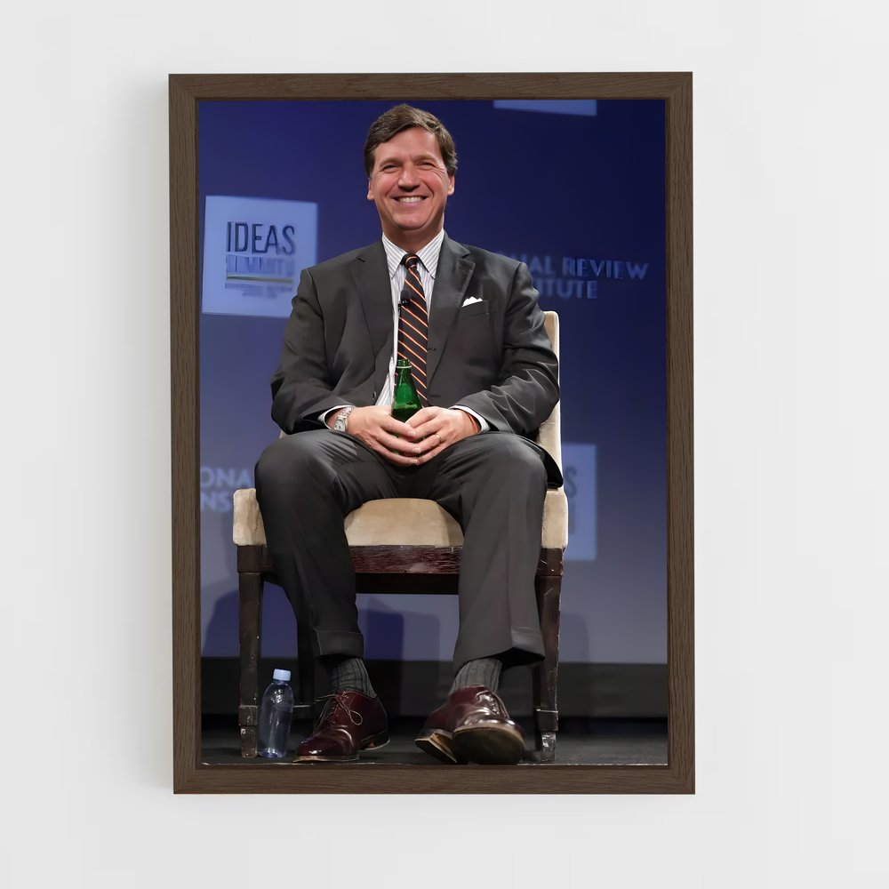 ap-tucker carlson-2 cadre Bois foncé