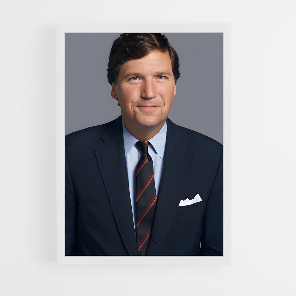 ap-tucker carlson-5 cadre Blanc