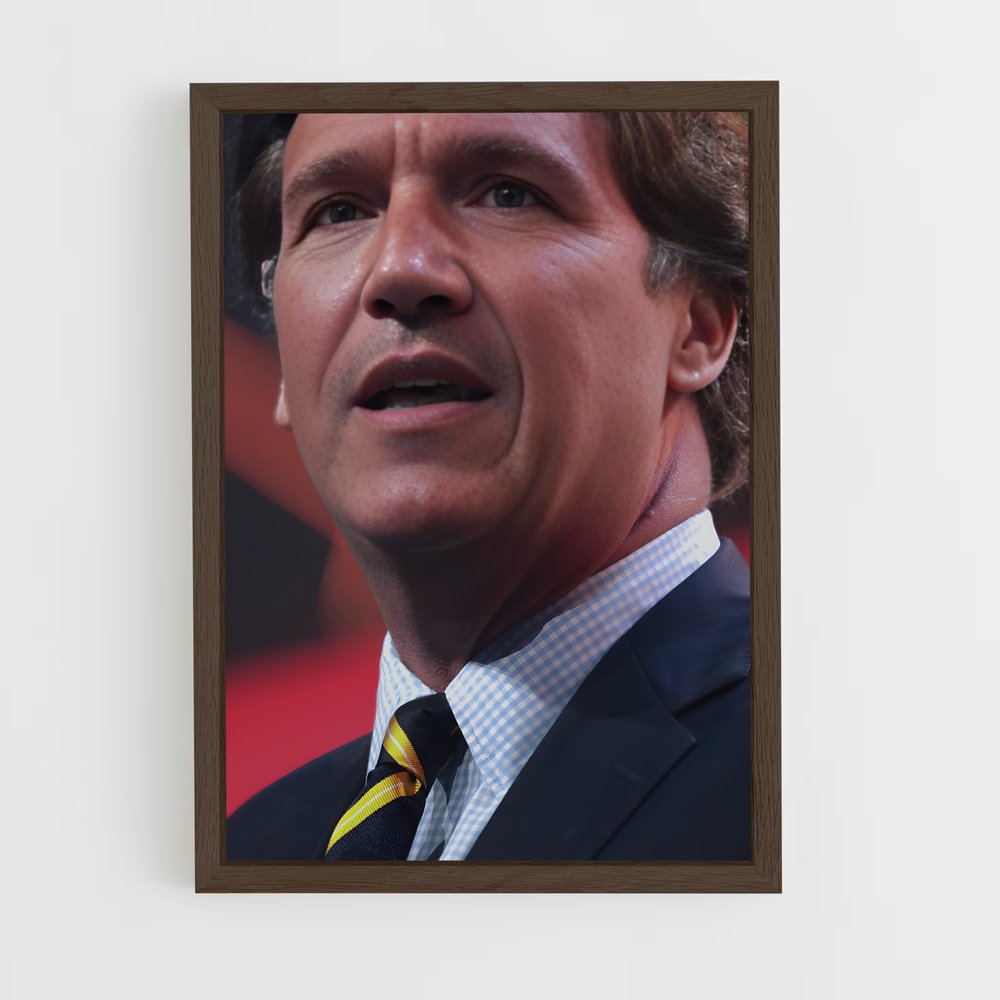 ap-tucker carlson-6 cadre Bois foncé