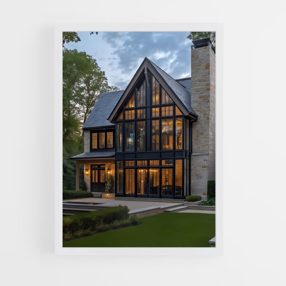 ap-tudor architecture-10 cadre Blanc