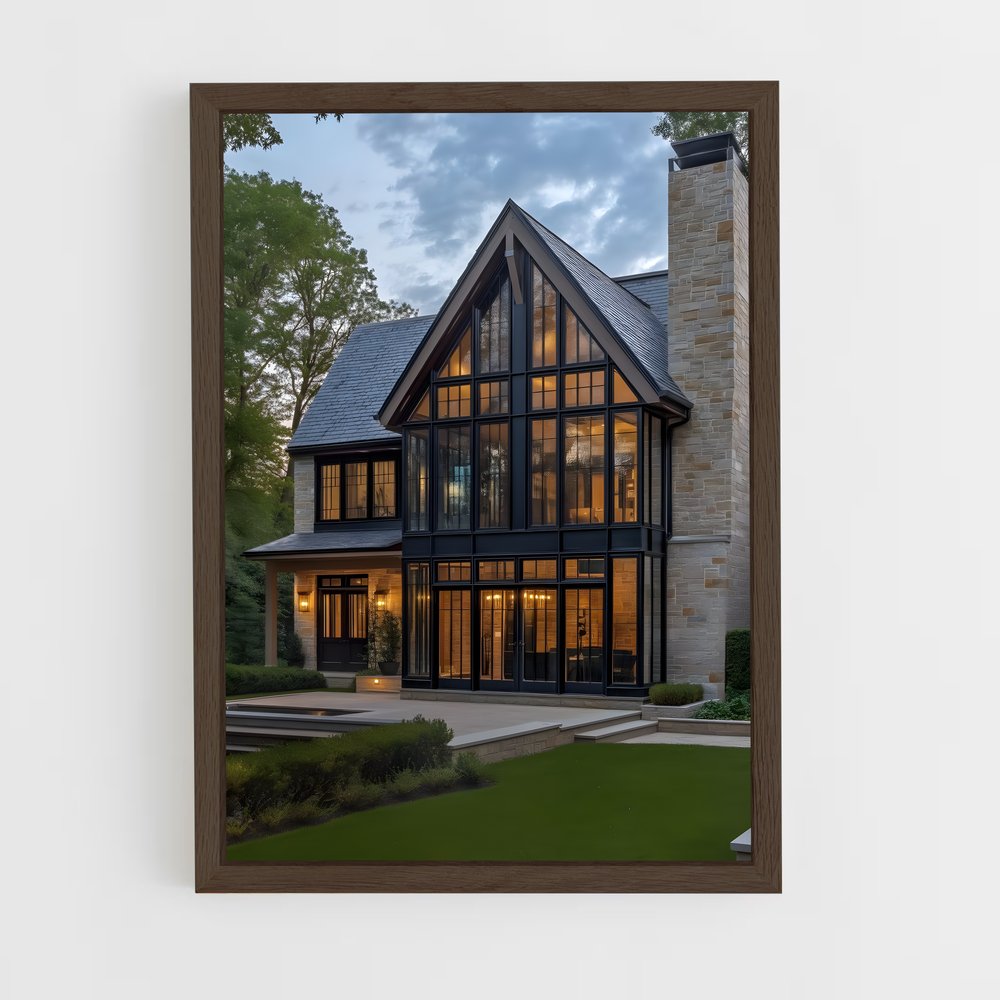 ap-tudor architecture-10 cadre Bois foncé