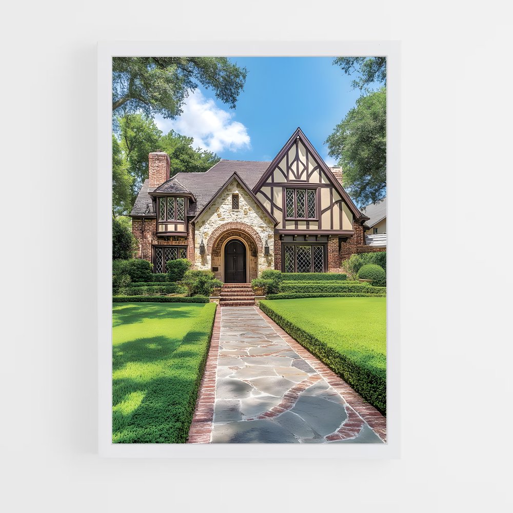 ap-tudor architecture-6 cadre Blanc