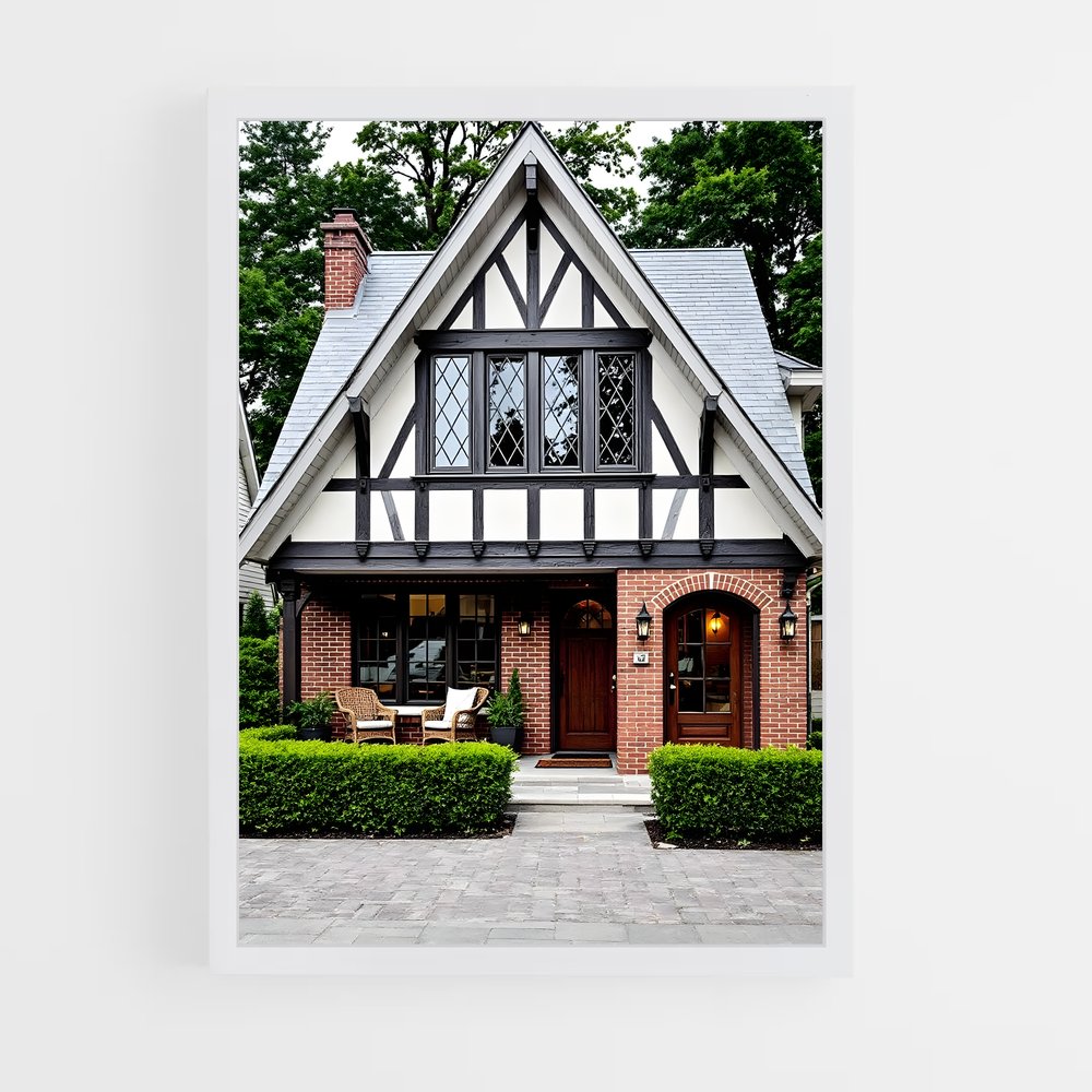 ap-tudor architecture-9 cadre Blanc