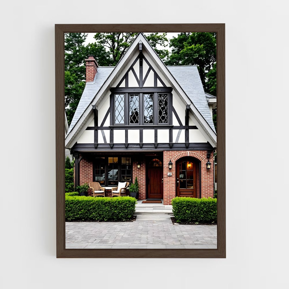 ap-tudor architecture-9 cadre Bois foncé