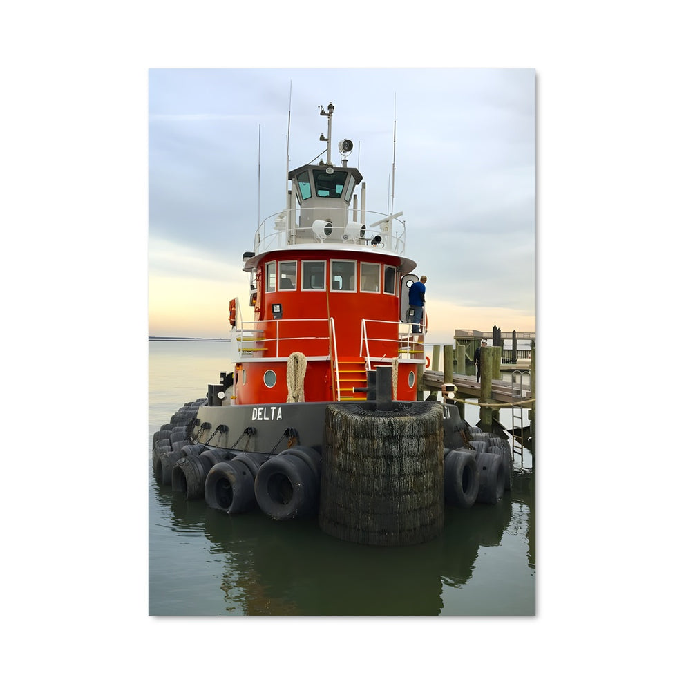 Poster The Red Tugboat – Aesthetic Posters