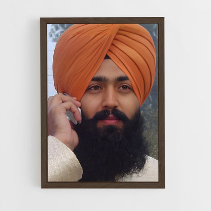 ap-turban-1 cadre Bois foncé